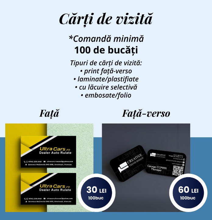 Carti de vizita