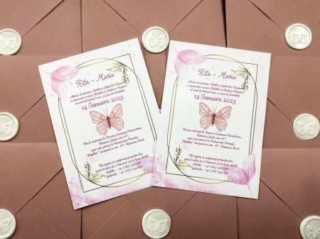 Invitatii Botez - Invitatie botez Rita