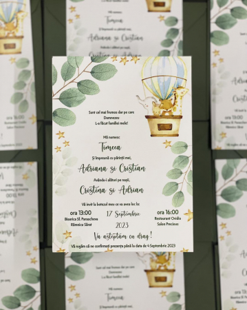 Invitatii Botez - Invitatie Botez Timeea