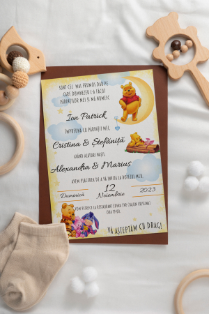 Invitatii Botez - Invitatie Botez Winnie
