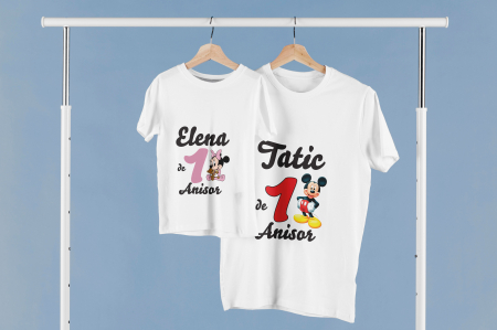 Set Tricouri Model "Minnie" - Aniversare 1 Anisor [2]