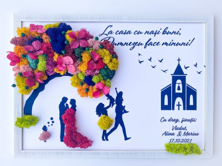 Tablouri cu Licheni stabilizati si Muschi - Tablou Personalizat