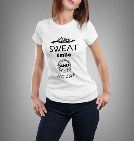 Tricou model "Smile & Repeat" [1]