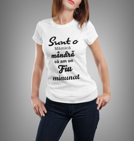 Model "Sunt o mamica mandra ca am un fiu minunat" [1]