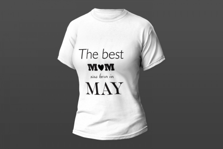 Tricouri personalizate - Model Tricou "Mom-May"