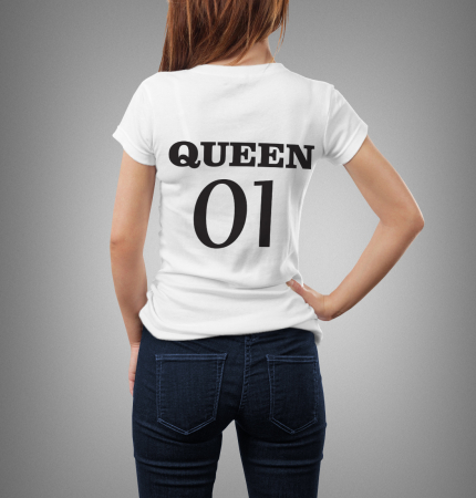 Tricouri personalizate - Model Cuplu " Queen"