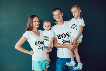 Familie - Set tricouri familie "Boss"