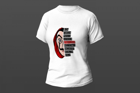 Dama - Tricou Unisex "La casa de Papel"