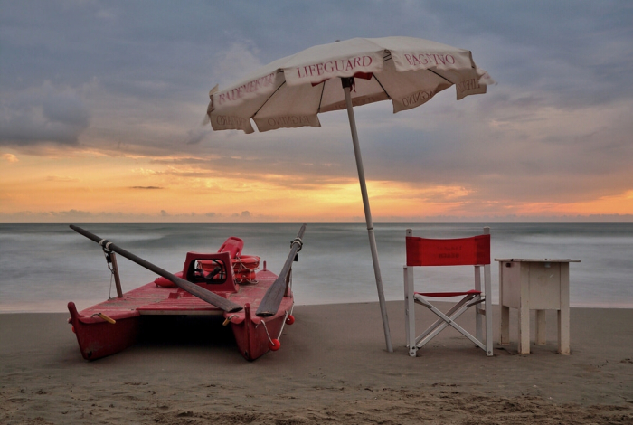 Barca de salvamar cu vasle Viareggio Rescue fibra de sticla Martini Nautica [6]