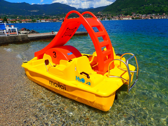 Hidrobiciclete 4 persoane fibra de polietilana lamelara H2O Smart Martini Nautiche Costruzioni [8]