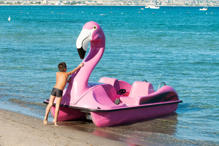 Hidrobicileta Flamingo de 4 persoane [7]