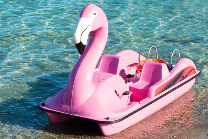 Hidrobicileta Flamingo de 4 persoane [9]