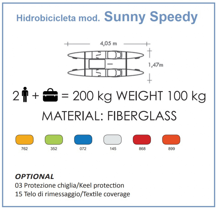 Hidrobicicleta Sunny Speedy de 2 persoane [5]