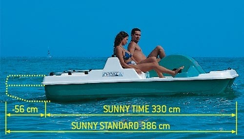 Hidrobicicleta 4 persoane - Sunny Time 330 [4]