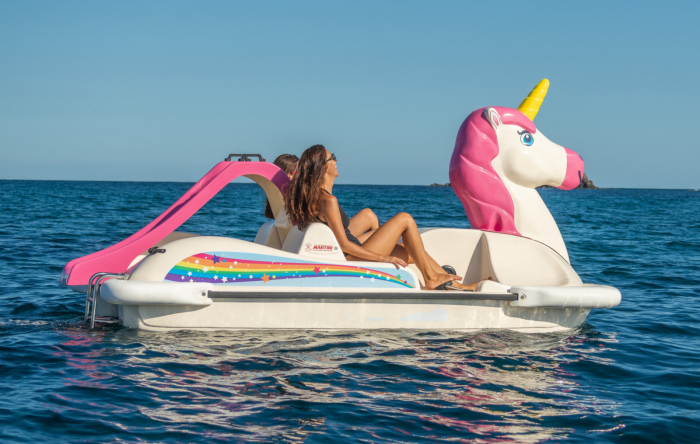Hidrobiciclete 4 persoane fibra de sticla Unicorn Martini Nautiche Costruzioni [2]