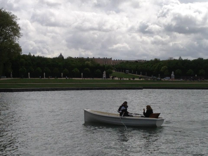 Barca cu vasle Versailles Bel Ami din fibra de sticla [4]
