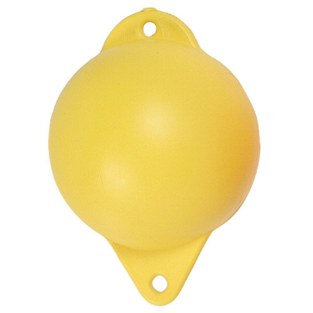 Geamanduri si plute - Geamandura rotunda de semnalizare, de culoare galbena, din plastic, diametru 15cm, pentru ancorare sau delimitare culoar.