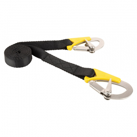 Articole nautice - SAFETY LINE 2 -  linie de siguranta cu 2 carlige din inox