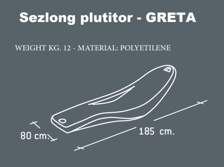 Sezlong plutitor Greta plaja /piscina [4]