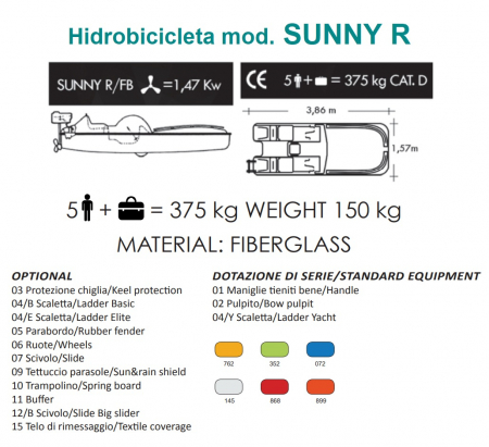Hidrobiciclete Sunny R [4]