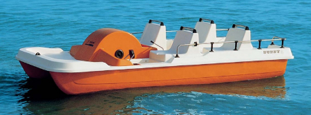 Ambarcatiuni - Hidrobiciclete 5 persoane fibra de sticla Sunny Time Special Martini Nautiche Costruzioni