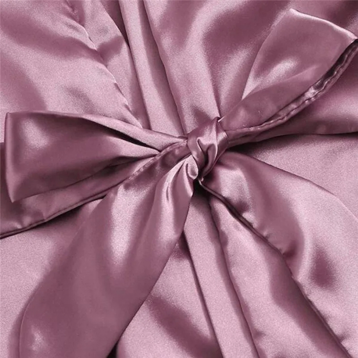 Set Pijama 3 Piese Satin & Dantela – Soft Desire [5]