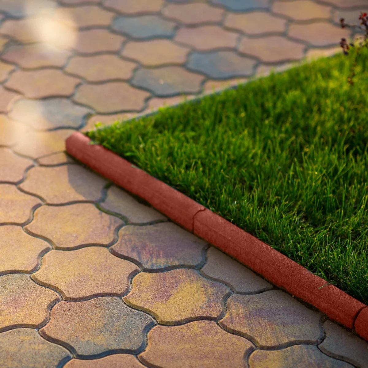 Bordura B4 Elis Pavaje, rosu, 500 x 50 x 200 mm [2]