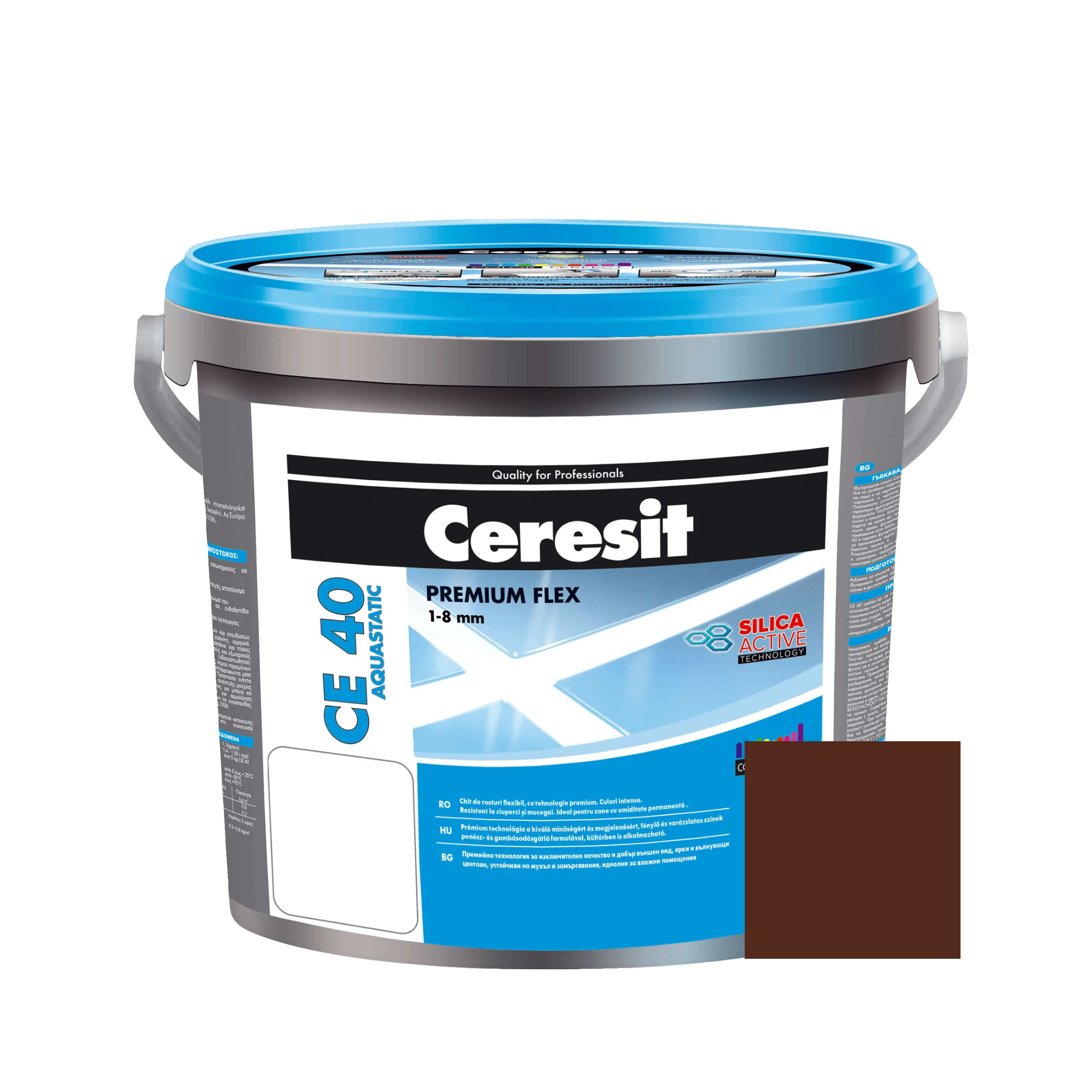 Chit de rosturi gresie si faianta Ceresit CE 40, chocolate, interior / exterior, 5 kg [1]
