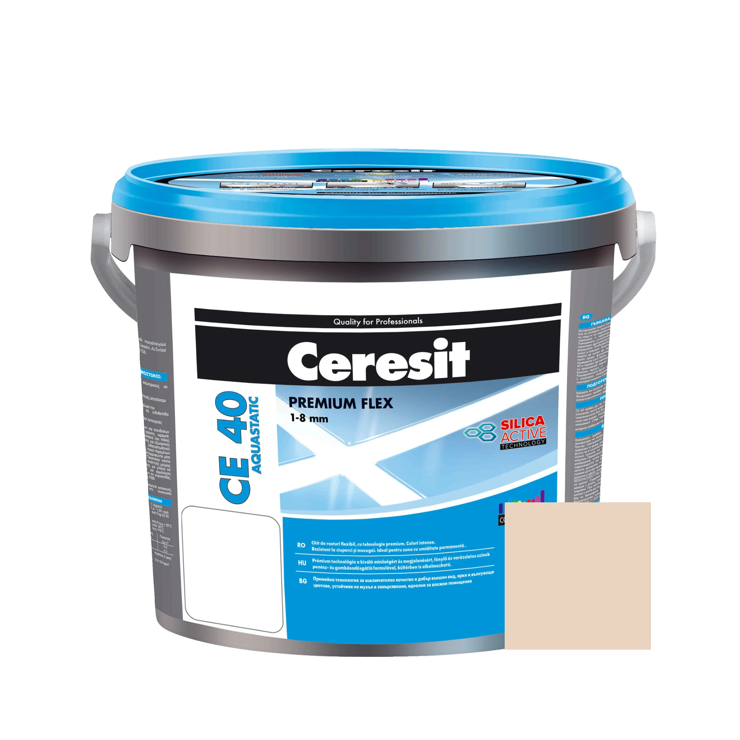 Chit de rosturi gresie si faianta Ceresit CE 40, natura, interior / exterior, 5 kg [1]