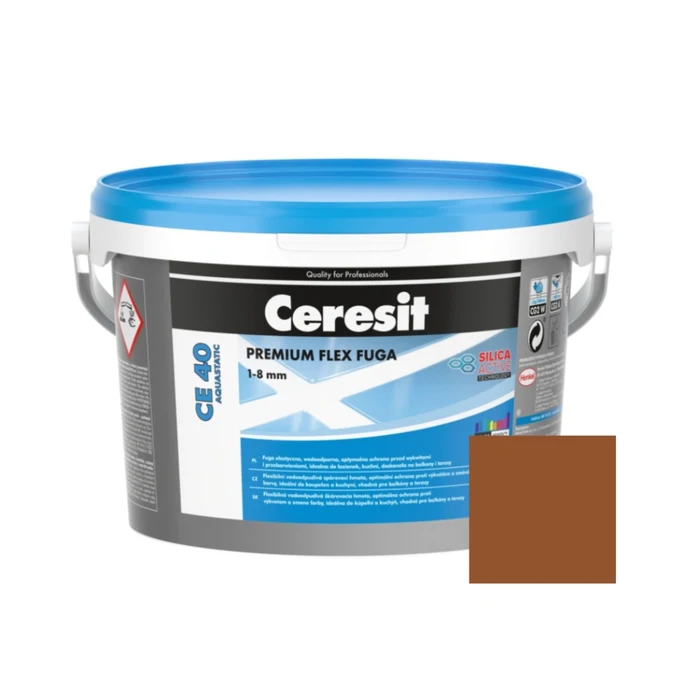Chit de rosturi gresie si faianta Ceresit CE 40, terra, interior / exterior, 2 kg [1]