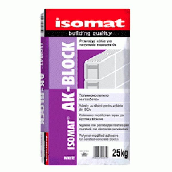 ISOMAT AK-BLOCK MORTAR DE ZIDARIE PENTRU FIXAREA BLOCURILOR DE BETON CELULAR (BCA) [1]