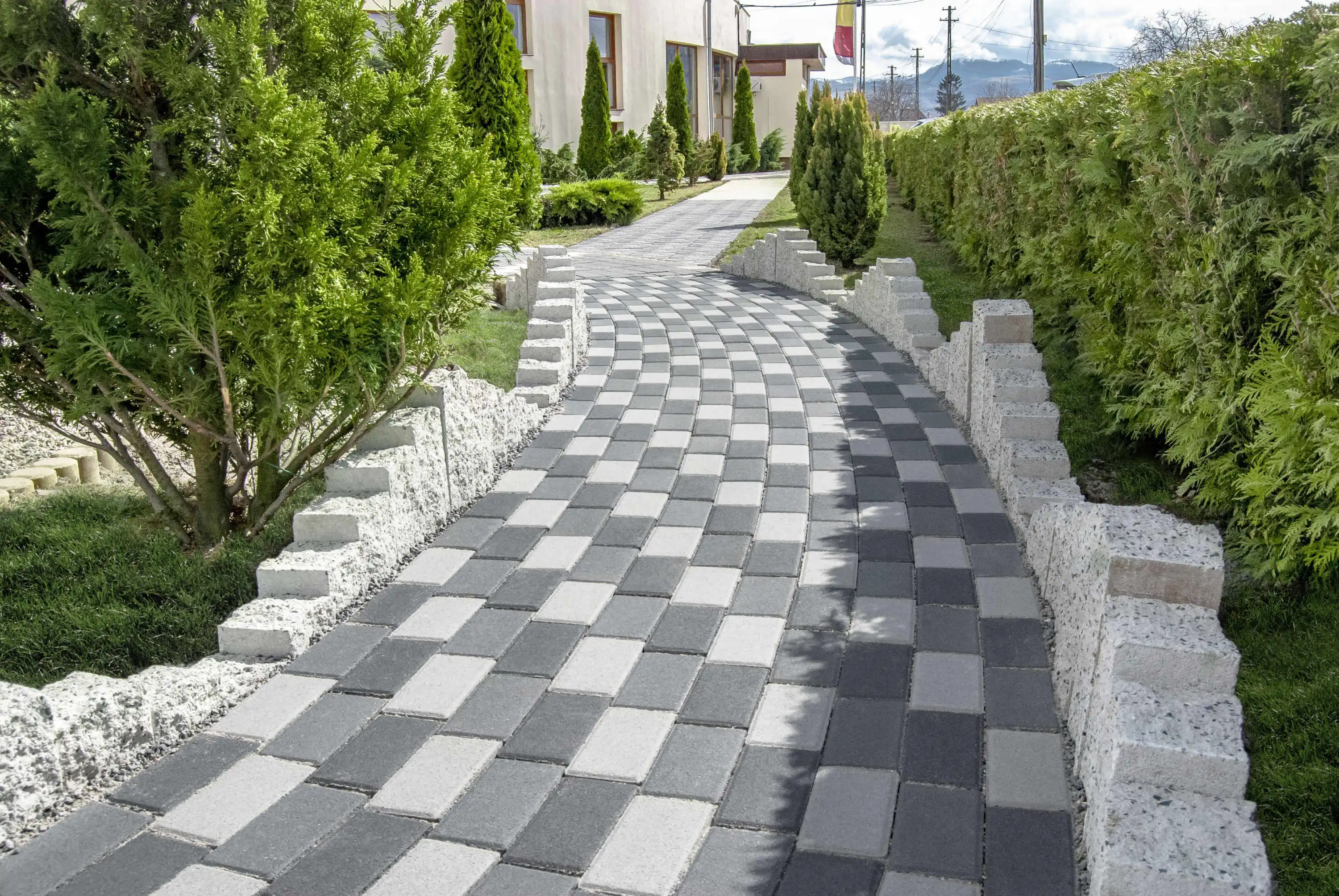 Pavaj rezidential 3D Elis Pavaje,Trenova D2, dreptunghi, antracit, 200 x 100 x 60 mm [2]