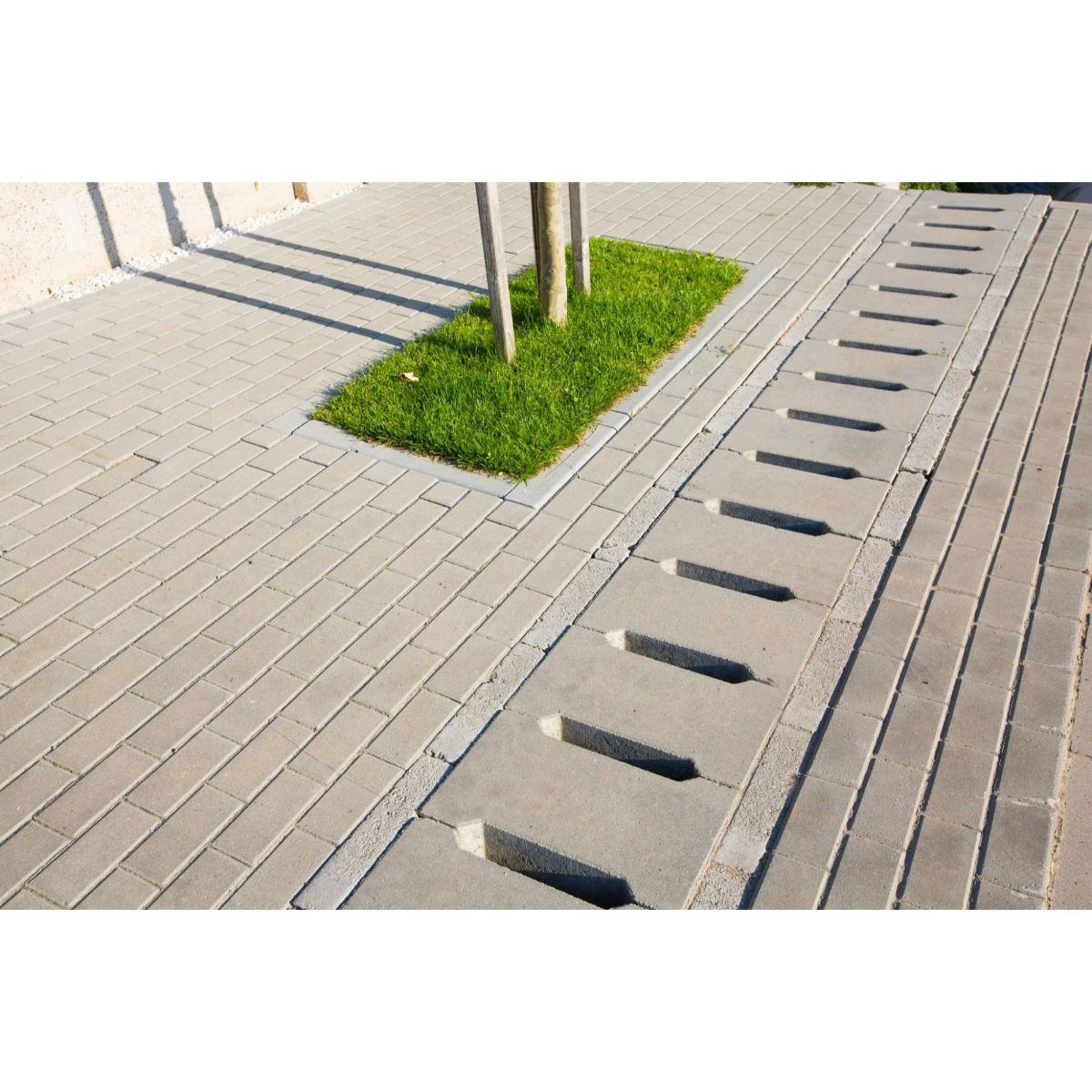 Pavaj rezidential Elis Pavaje, Dreptunghi D2, gri ciment, 200 x 100 x 60 mm [3]