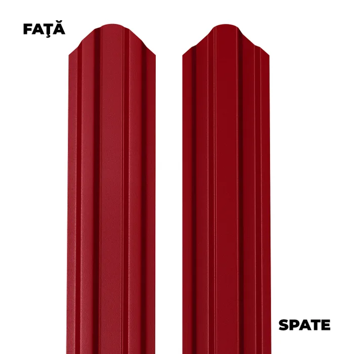 Sipca metalica gard rosu 3011 1500 x 0.45 mm [1]
