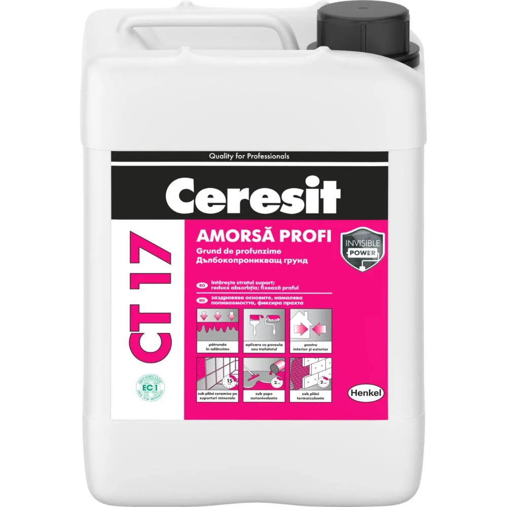 Var - Amorsa perete Ceresit CT 17, interior/exterior, 10 L