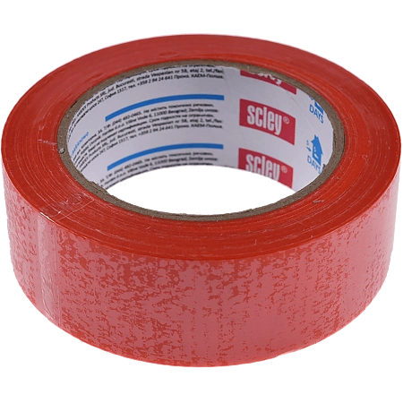 Accesorii tencuieli - Banda mascare Scley Hardex 294, portocaliu, interior/ exterior, 48 mm