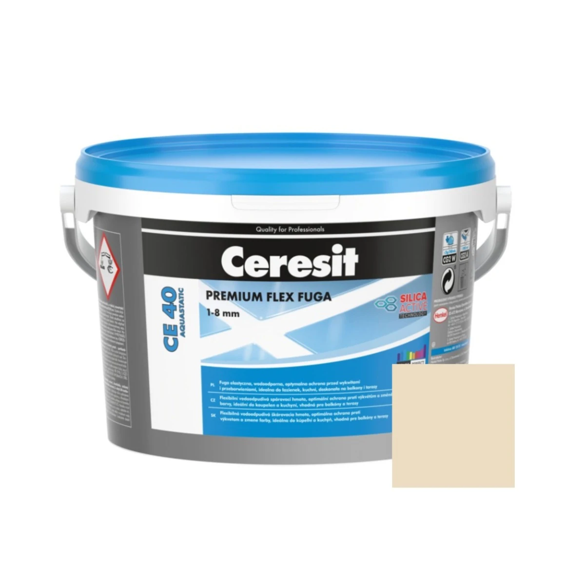 Produse - Chit de rosturi gresie si faianta Ceresit CE 40, jasmine, interior / exterior, 2 kg