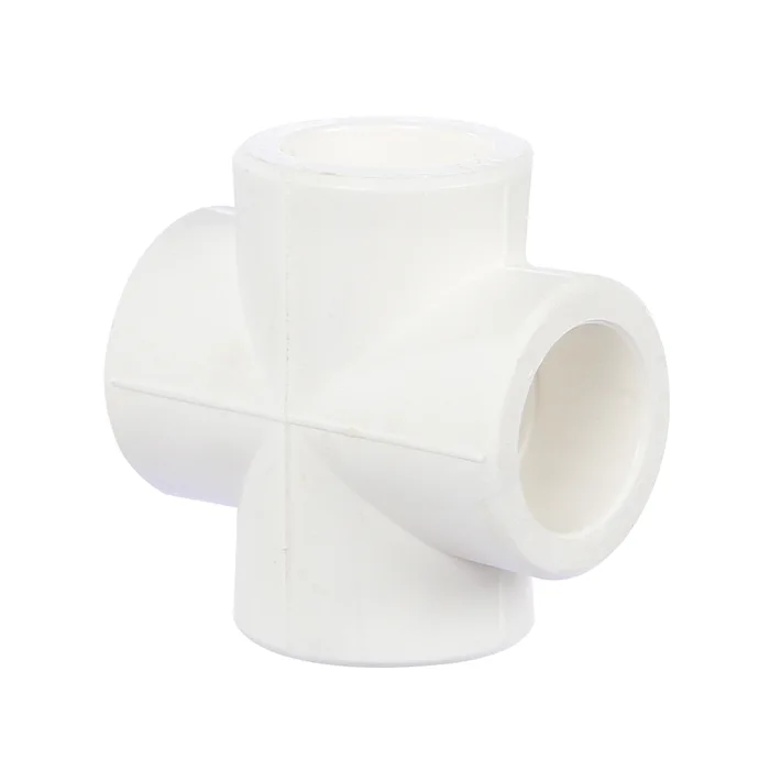 Electrice,termice,sanitare,tevi si fitinguri - Cruce PPR, imbinare tevi, D 20 mm, alb