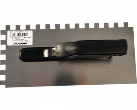 Gletieră zimțată Lumy Tools 270x130 mm dinți 8x8mm, mâner din plastic [2]