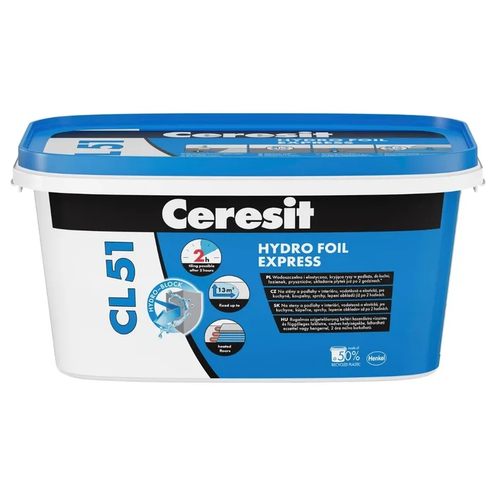 Hidroizolatii - Hidroizolatie flexibila, impermeabila, Ceresit CL 51, 15 kg