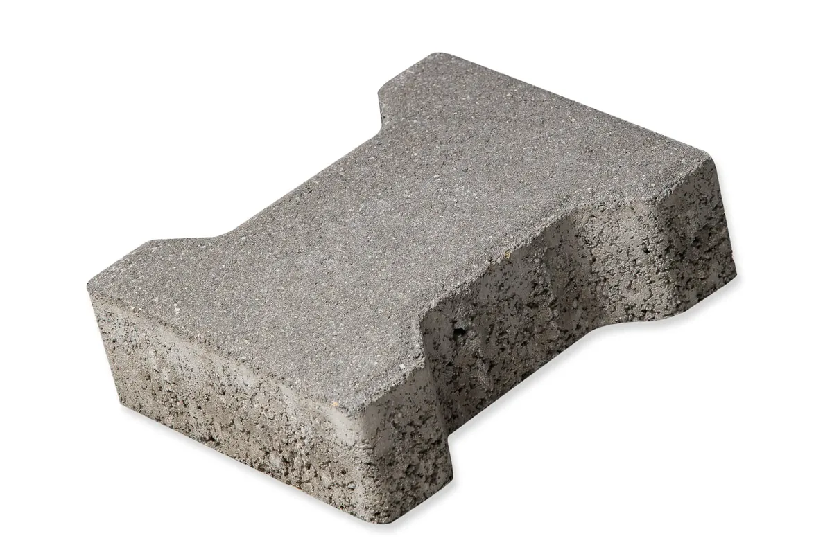 Zidarie, pavele si borduri - Pavaj autoblocant, cu cant, beton, gri, 20 x 16.5 x 6 cm