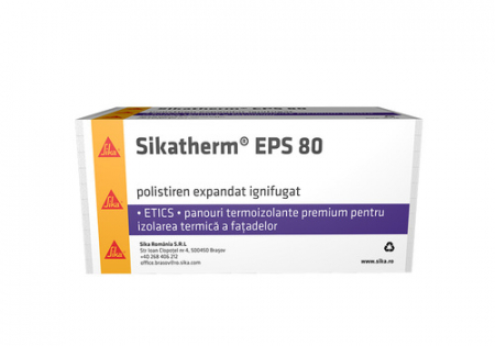 Izolatii - Placi termoizolante din granule de polistiren expandat pentru cladiri - SIKA EPS 100 - 100/80/50/40/30/20