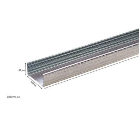 Pereti interiori - Profil Knauf  CW100, 3M