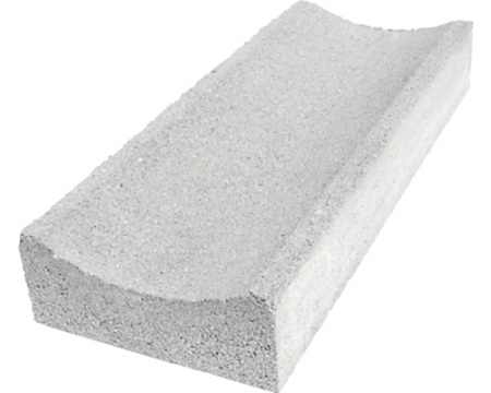 Zidarie, pavele si borduri - Rigolă Semmelrock din beton gri 50x20x8 cm