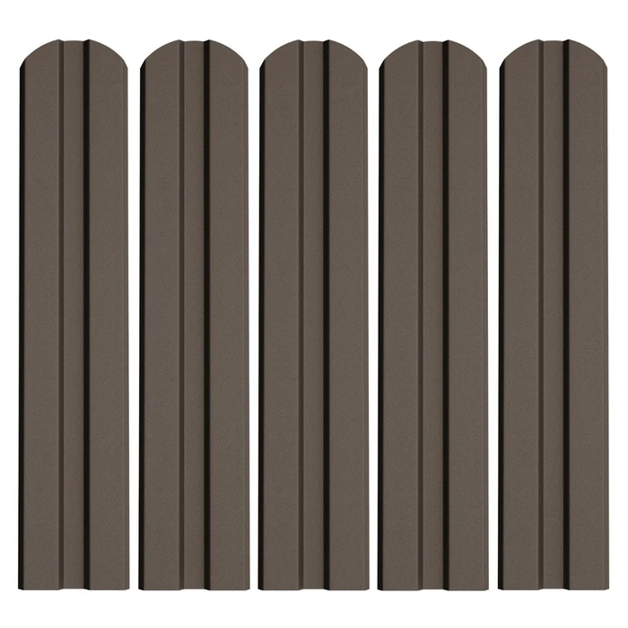 Garduri metalice - Sipca metalica gard maro 8017 1100 x 0.5 mm