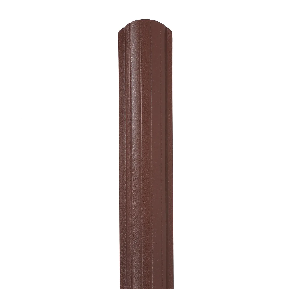 Armaturi, fundatii si produse metalurgice - Sipca metalica gard maro (RAL 8017) fata / spate, 1500 x 101 x 0.45 mm