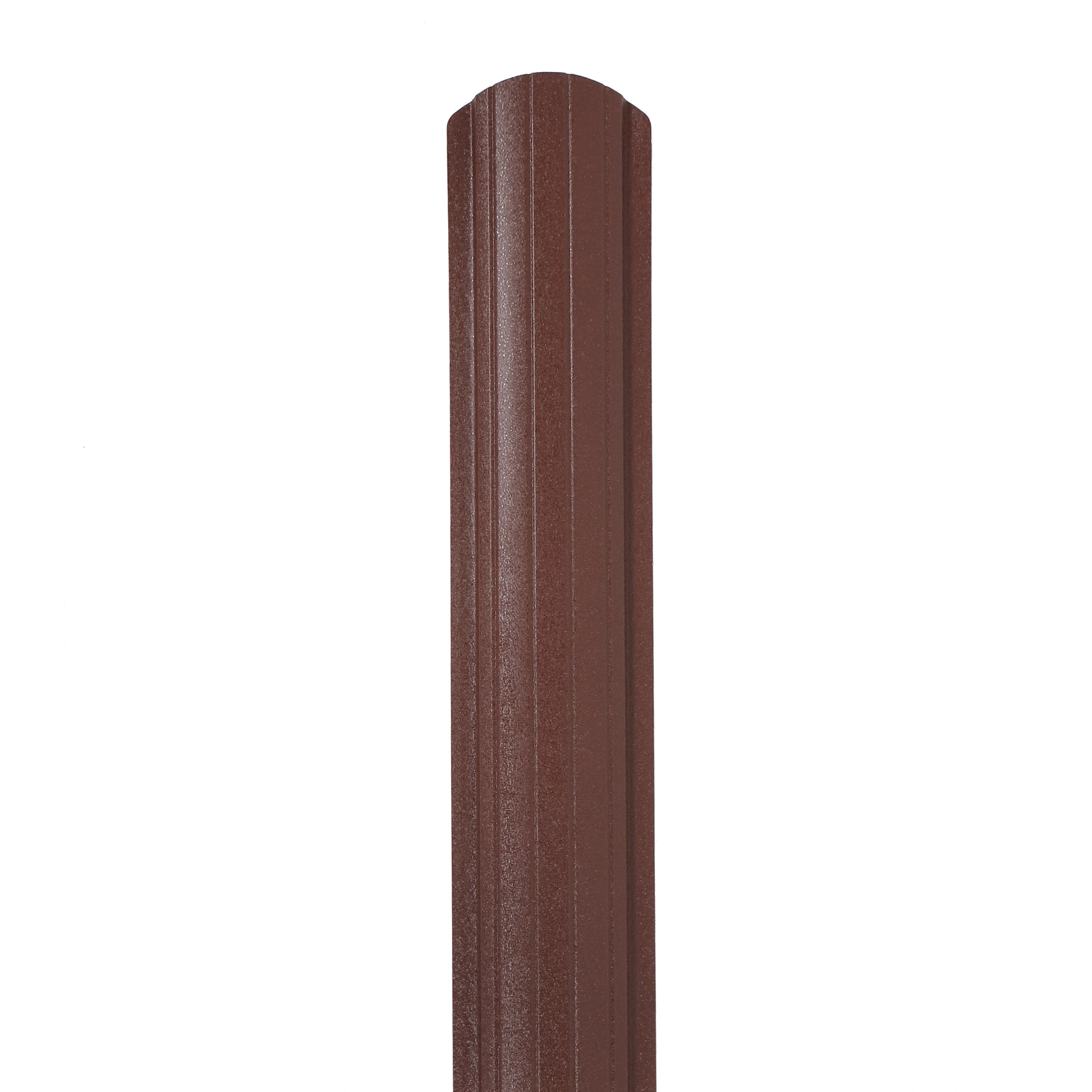 Armaturi, fundatii si produse metalurgice - Sipca metalica gard maro (RAL 8017) fata / spate, 1500 x 101 x 0.45 mm
