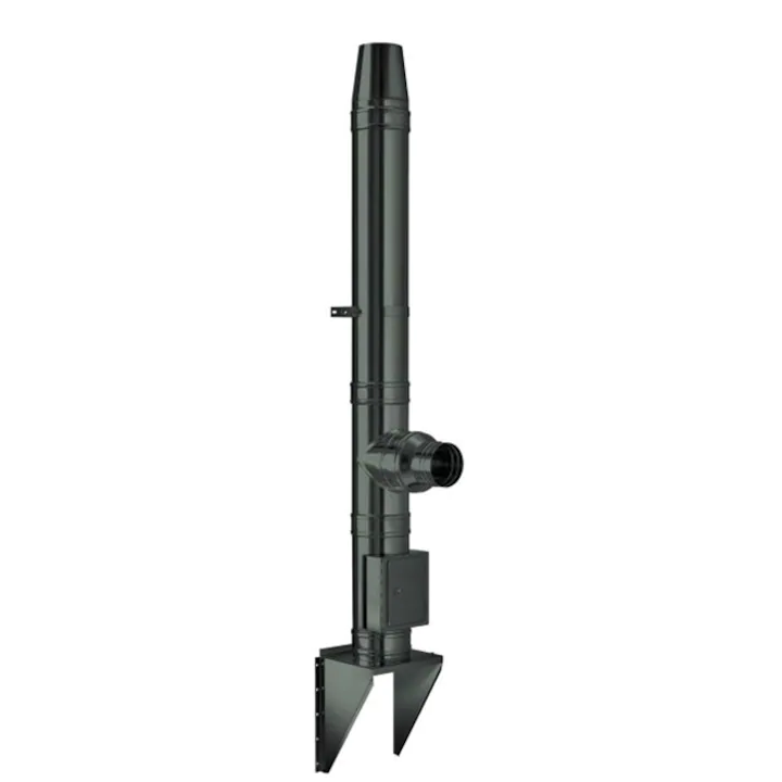 Acoperisuri - Sistem COS DE FUM Permeter, Schiedel, racord 90 grade, D200 mm, 5 m