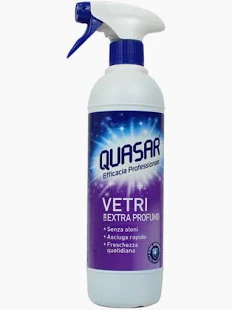 Casa si Menaj - Solutie Curatare Geamuri cu Extra Parfum Quasar, 580 ml