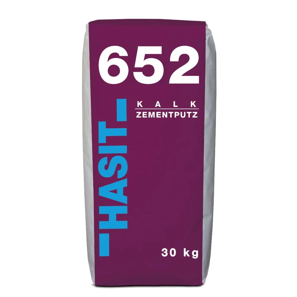 Gleturi - Tencuiala suport pe baza de var ciment Hasit 652, interior/exterior, gri, 30 kg
